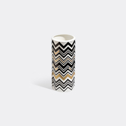 Missoni 'zig Zag Gold' High Vase, Tall -  Vases Multicolour Uni