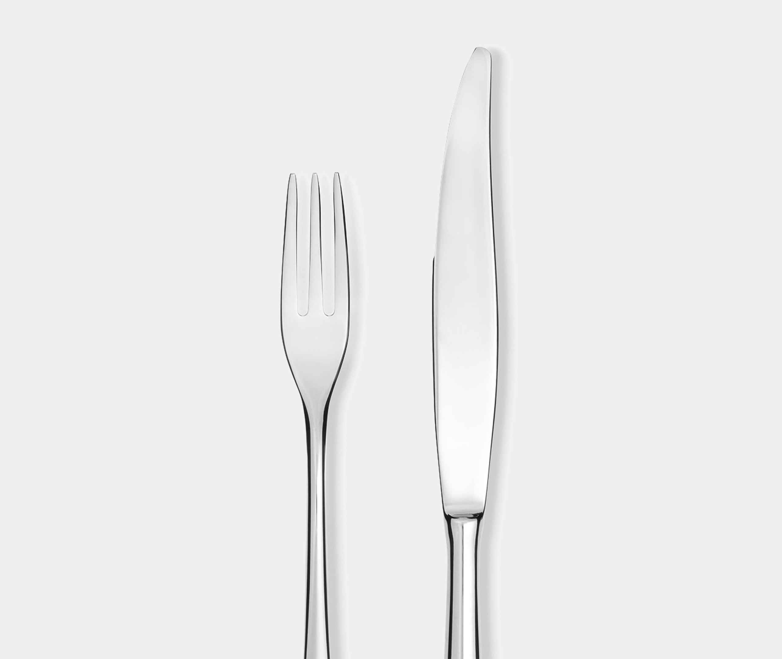 Alessi Ovale 24-piece Cutlery Set In Silver