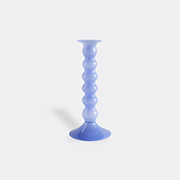 Hay 'wavy' Candleholder, Large -  Candlelight And Scents Light Blue Uni