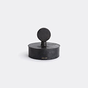 Mad et Len 'cristaux' Pot Pourri Totem, Ambre Nobile, Medium -  Candlelight And Scents Black Uni