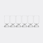 Ichendorf Milano 'tutu' Shot Glass, Set Of Six -  Glassware Clear Uni