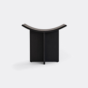 101 Copenhagen 'brutus' Stool, Oak, Coffee Black -  Seating Light Brown Uni