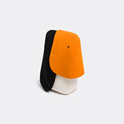 Eo Decorative Objects Multicolour Uni In Orange, Black, White