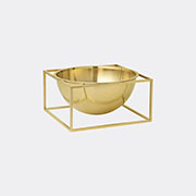Audo Copenhagen 'kubus Centerpiece Bowl', Large, Gold Plated -  Decorative Objects Gold Uni