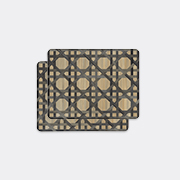 HestiaLiving 'epoch' Rectangular Tablemat, Set Of Two, Anthracite -  Table Linens Anthracite Uni