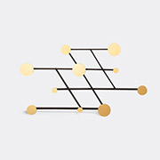 Dante - Goods And Bads 'memoir' Coat Rack, Black -  Room Organising Black, Bronze Uni