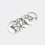Serax 'unity' Bread Plate, Set Of Four, White -  Tableware White Uni