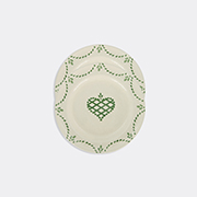 House of Capricorn 'viana' Dinner Plate, Set Of Two, Green -  Tableware Green Uni