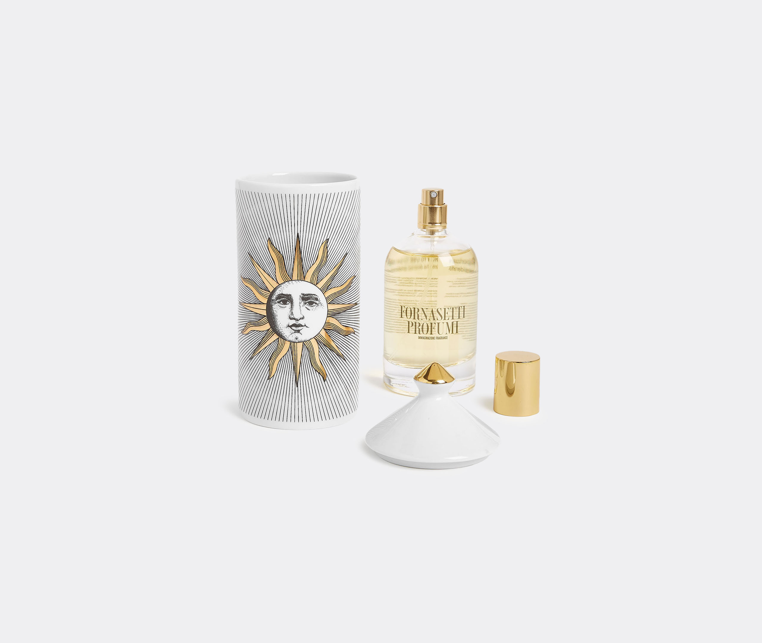 Shop Fornasetti Candlelight And Scents Gold Uni