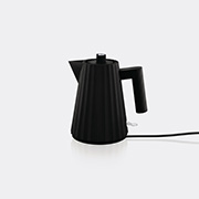 Alessi 'plissé' Electric Kettle, Black, Eu Plug -  Kitchen And Tools Black Uni