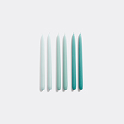 Hay 'candle Conical' Set Of Six, Blue -  Candlelight And Scents Ice Blue, Arctic Blue, Teal 1