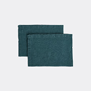 Once Milano Placemats, Set Of Two, Forest -  Table Linens Forest Uni