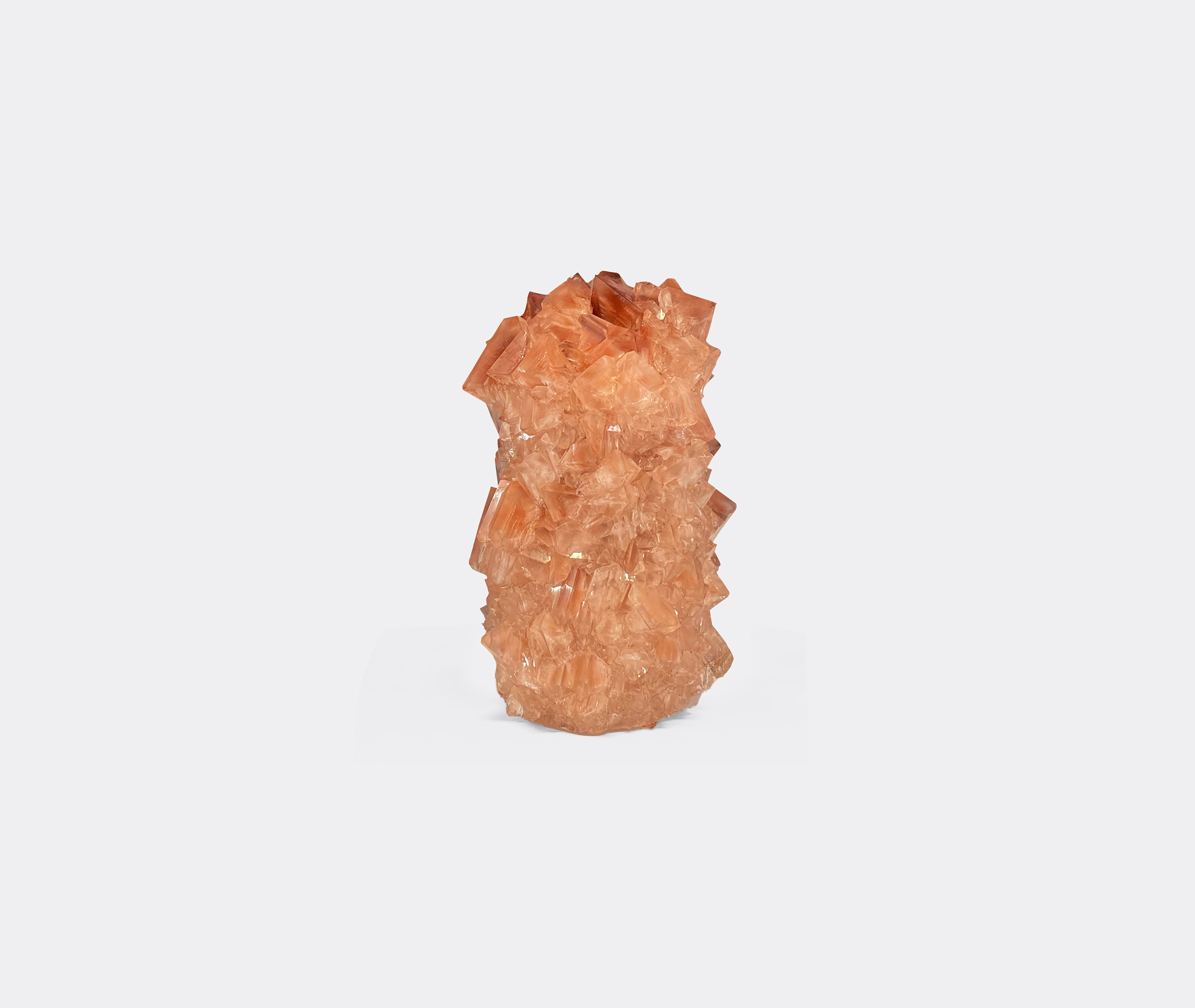 Mineral Series Vases Ivory Uni In Orange