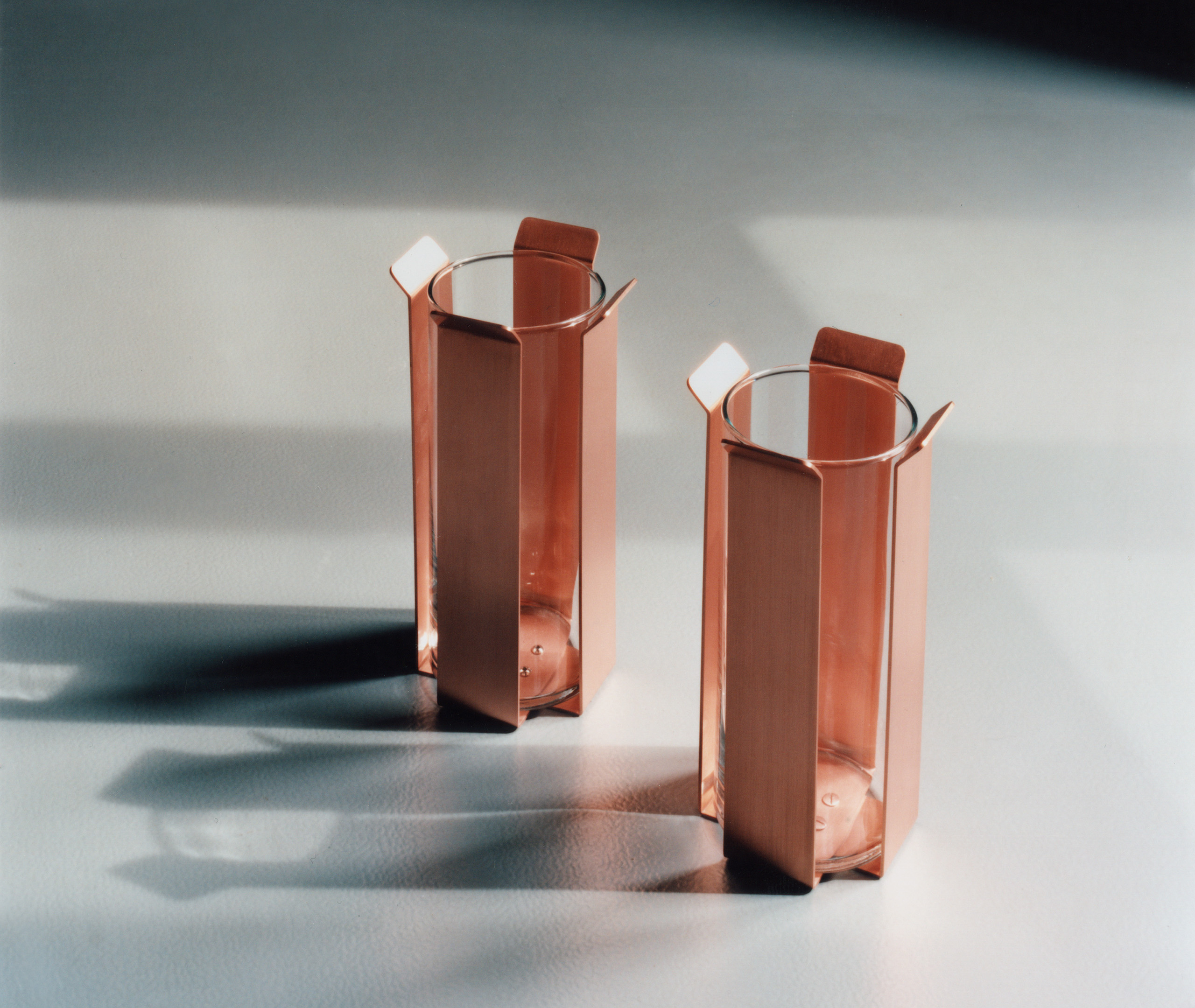 Marta Sala Éditions Vases Mat Copper Uni In Mat Copper