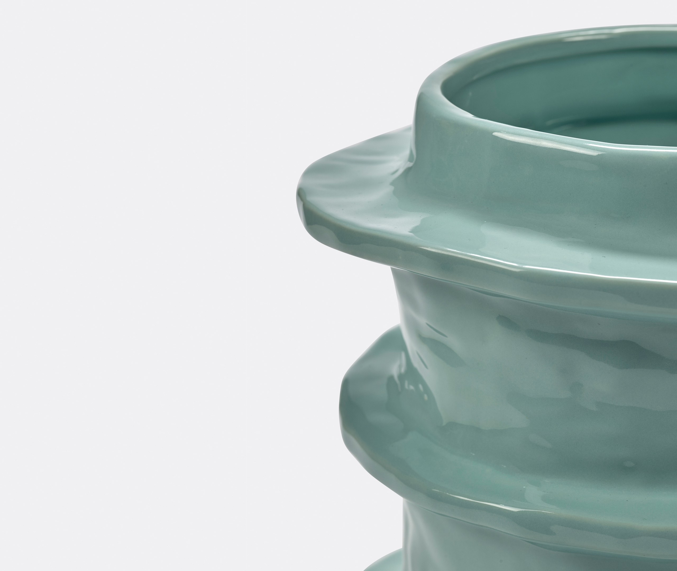 Serax Vases Blue Uni In Blue