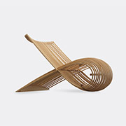 Cappellini 'wooden Chair' -  Seating Brown Uni