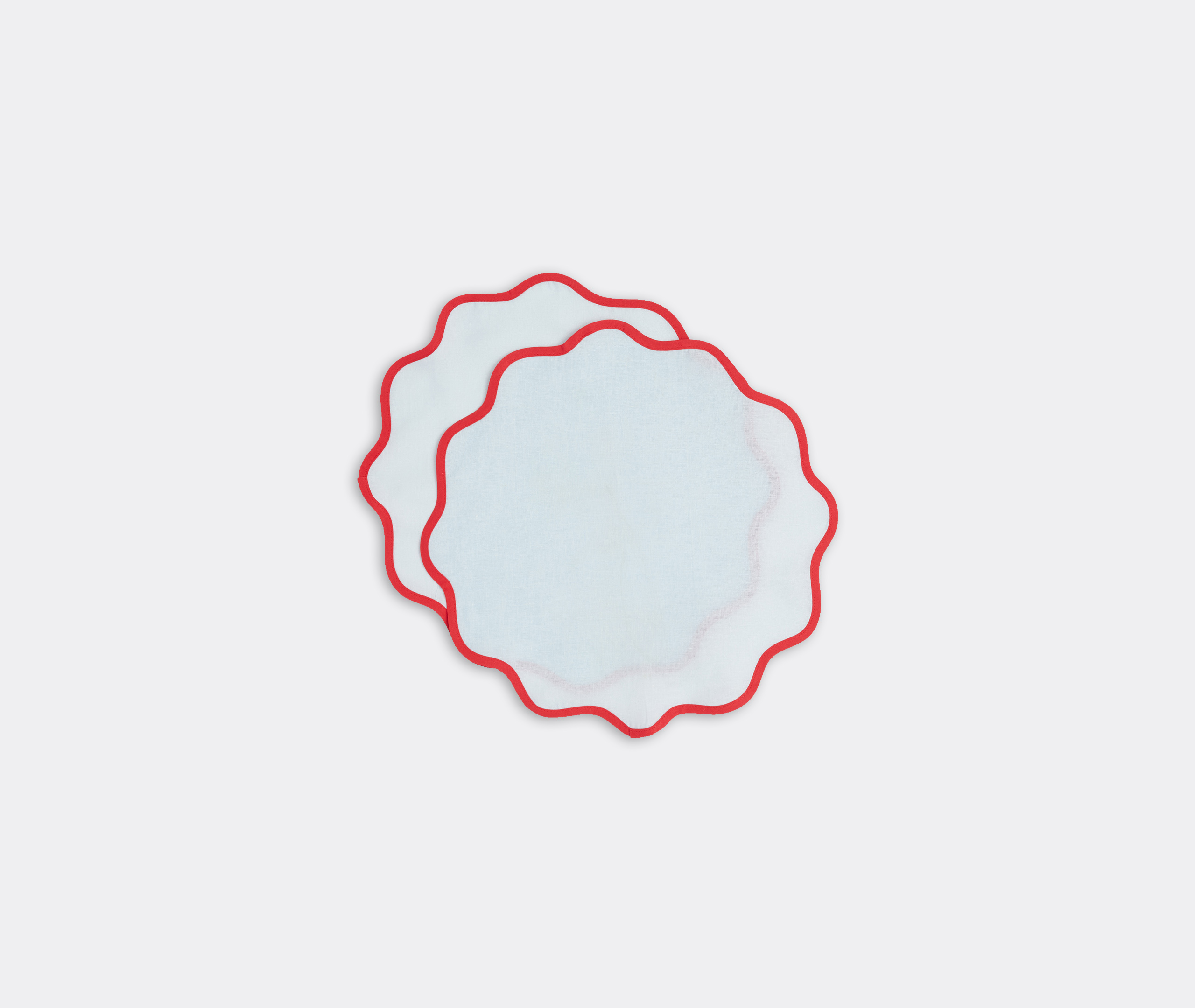 La Doublej Cloud Tablemat (set Of Two) In Turquoise