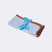 La Doublej Table Linens Blue Uni In Blue
