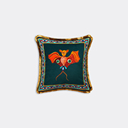 La DoubleJ 'bat' Velvet Cushion -  Cushions Multicolour Uni