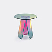 Glas Italia 'shimmer 2' Table -  Tables And Consoles Iridiscent Uni