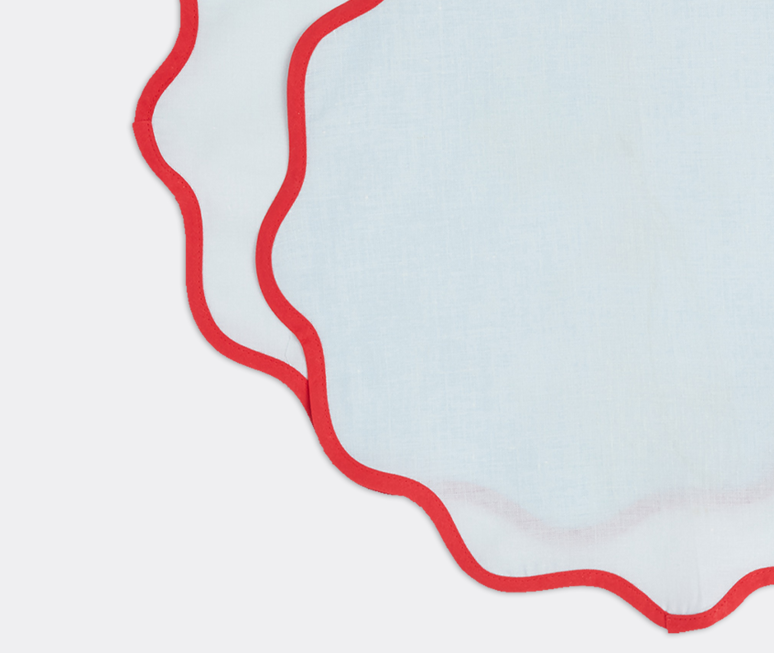 La Doublej Cloud Tablemat (set Of Two) In Turquoise
