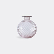 Venini 'monofiore' Rounded Bottle, L, Dusty Rose -  Vases Dusty Rose, Red Uni