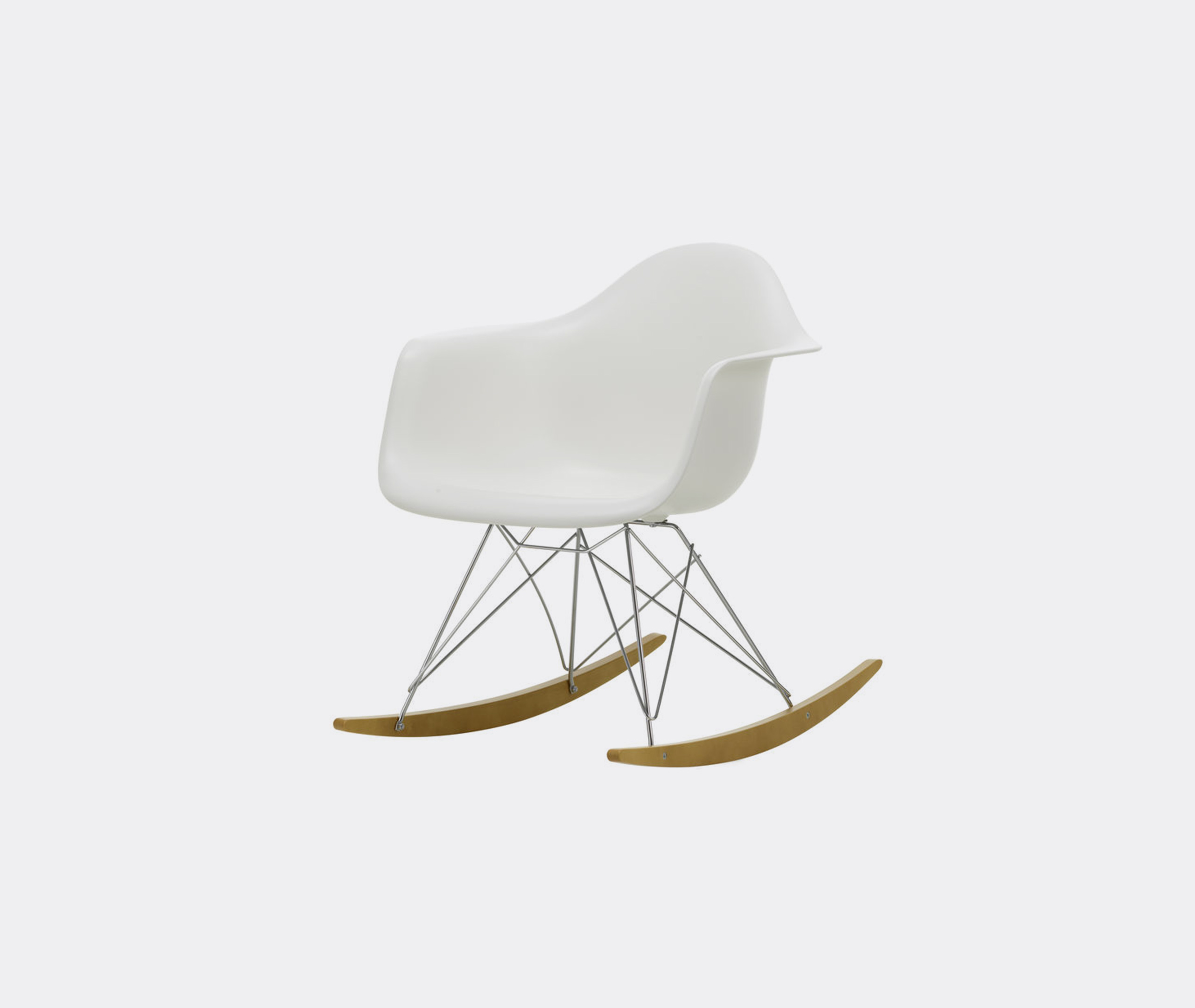Vitra Seating White In White, Chrome, Yellow