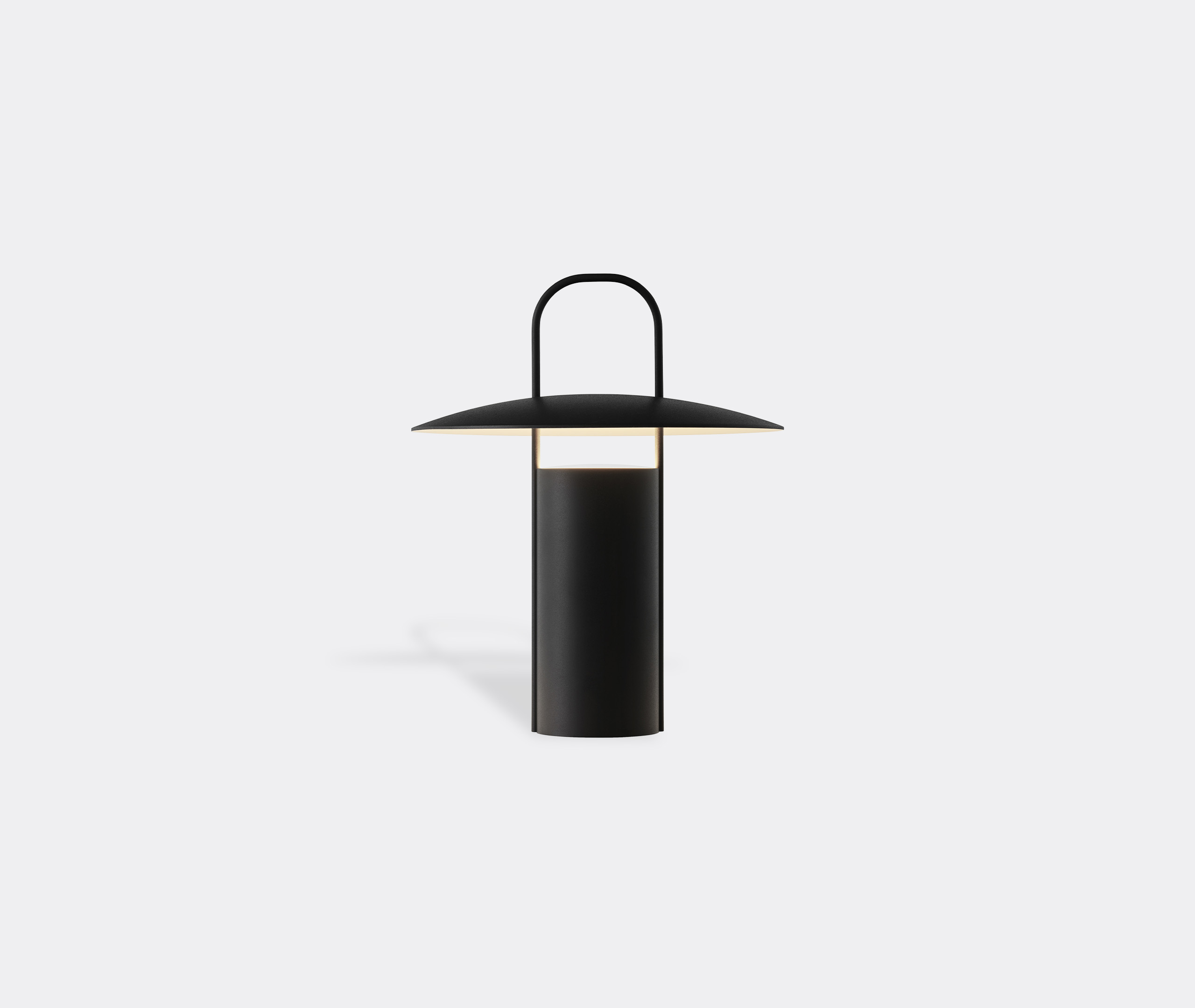 Menu Ray Portable Table Lamp In Black