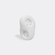Transparent 'acoustic Sculpture', White -  Audio White Uni