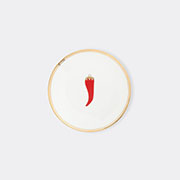 Bitossi Home 'chili Pepper' Bread Plate, Set Of Six -  Tableware Multicolor Uni