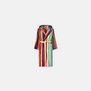 Missoni 'giacomo' Hooded Bathrobe, Multicolor -  Bath Linens Multicolour Xs