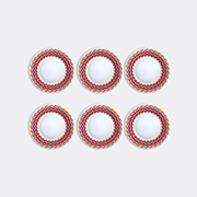 Missoni 'zig Zag Jarris' Dessert Plate, Set Of Six, Pink -  Tableware Multicolour Uni