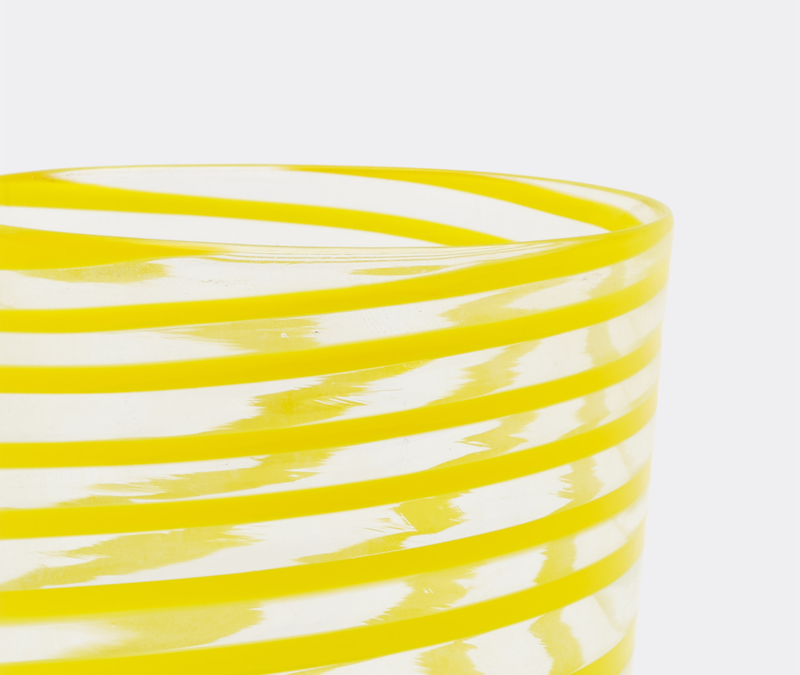 Cabana Glassware Yellow Uni In Yellow