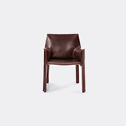 Cassina 'cab 413' Armchair, Leather, Brown -  Seating Brown Uni