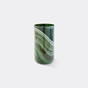 POLSPOTTEN 'marbled Glass' Vase, Large, Green -  Vases Green Uni