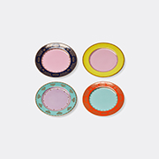POLSPOTTEN 'grandpa' Dinner Plate, Set Of Four, Multicolor -  Tableware Multicolour Uni