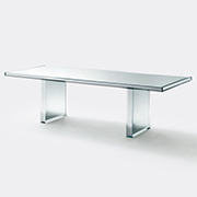 Glas Italia 'prism' Mirror Table -  Tables And Consoles Mirror Uni