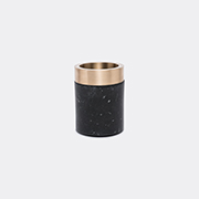 Michael Verheyden 'coppa' Container, Extra Small -  Decorative Objects Black, Bronze Uni