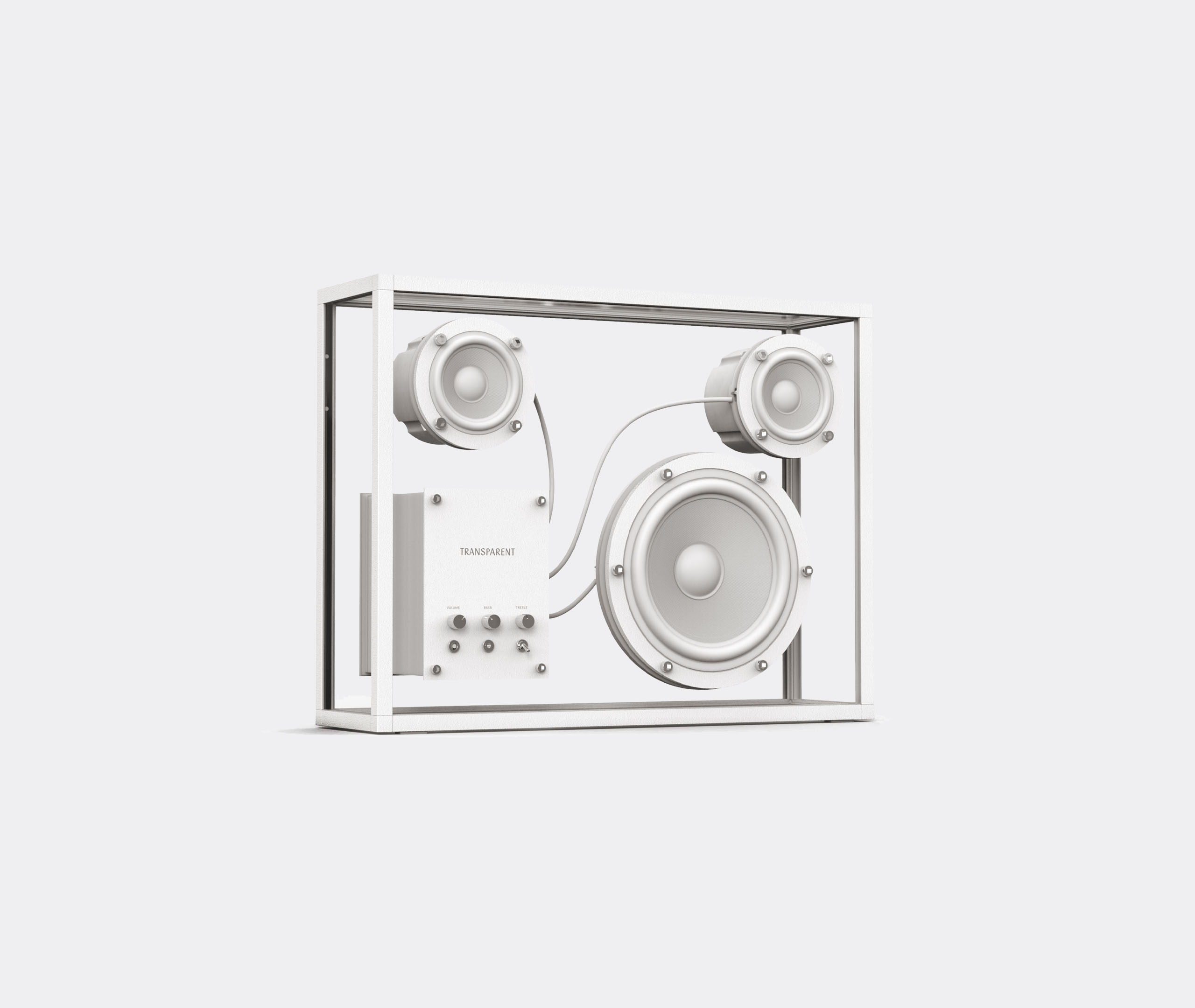 Transparent Audio White Uni In White