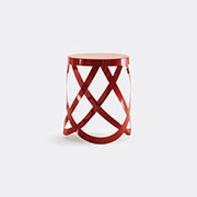 Cappellini 'ribbon' Stool, Low, Red -  Seating Red Uni