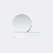 Aparentment 'sacred' Mirror, Round -  Mirrors And Clocks Transparent, White Uni