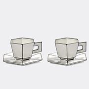 Serax 'carte Blanche' Cappuccino Cup And Saucer, Set Of Two, White -  Tea And Coffee White Uni
