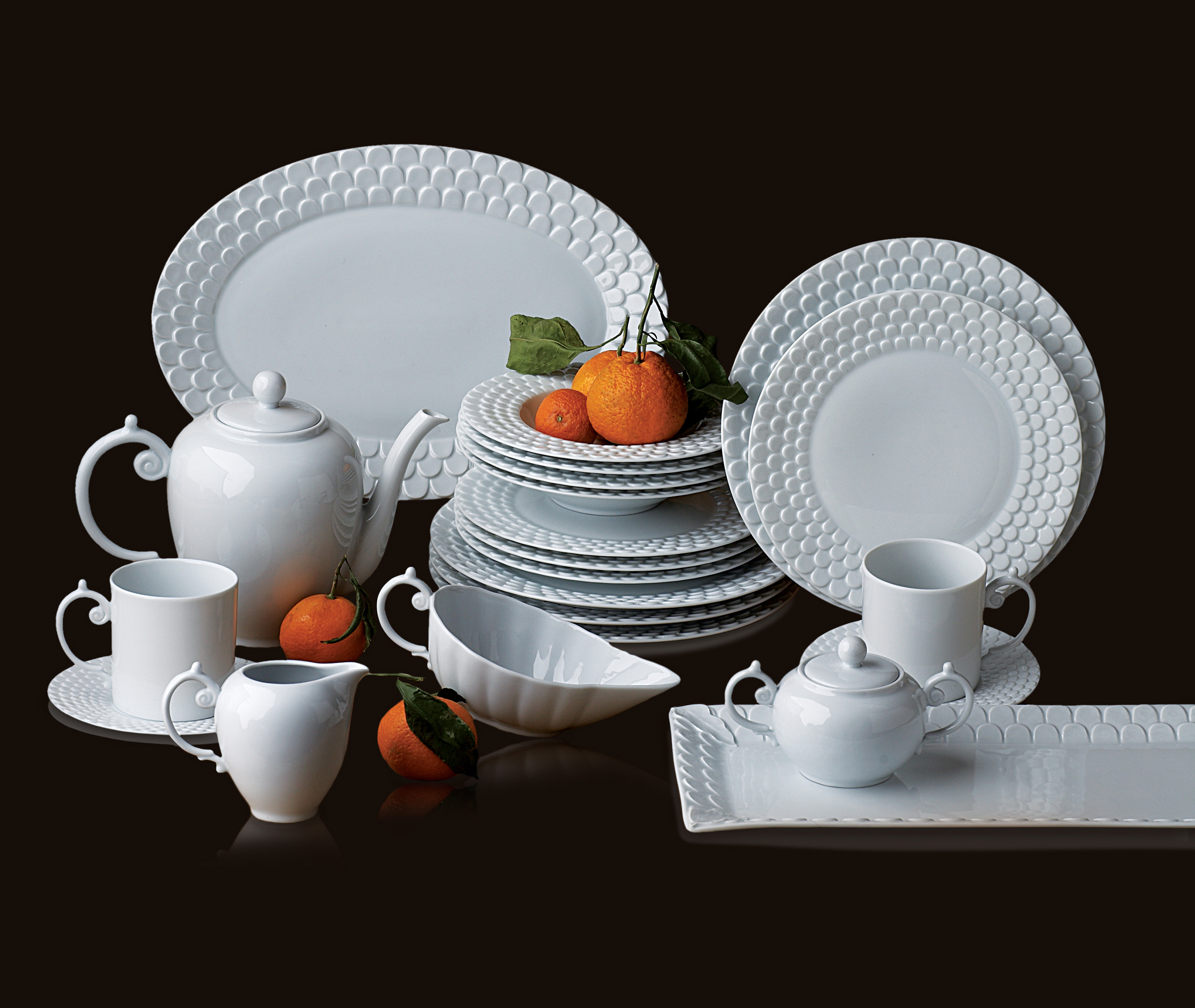 L'objet Tableware White Uni In White