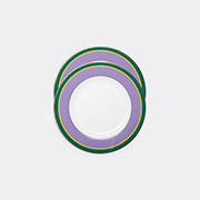 La DoubleJ 'rainbow Viola' Dinner Plate, Set Of Two -  Tableware Purple Uni