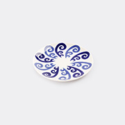 THEMIS Z 'athenee Peacock' Dessert Plate, Blue -  Tableware Blue Uni