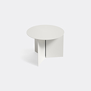 Hay 'slit' Round Table, Small, White -  Tables And Consoles White Uni