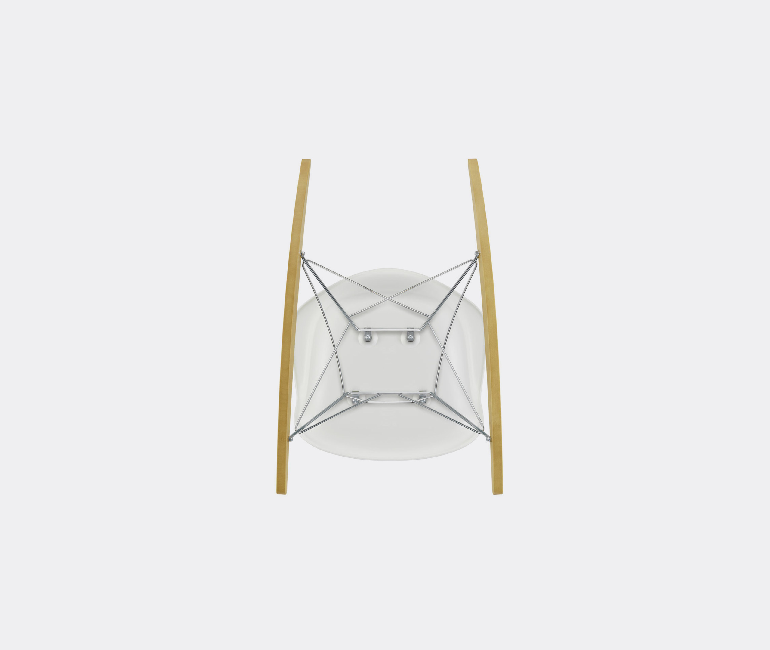 Vitra Seating White In White, Chrome, Yellow