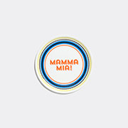 Bitossi Home 'mamma Mia' Pizza Plate, Set Of Six -  Tableware Multicolor Uni
