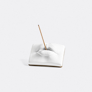 L'Objet 'smoking Lips' Incense Set, White -  Candlelight And Scents White Uni