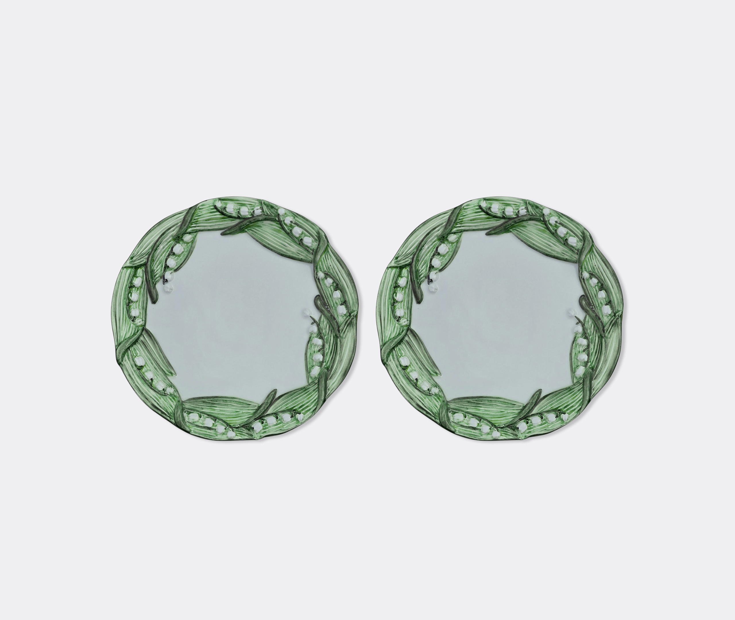 Les-ottomans Tableware Multicolour Uni In Green